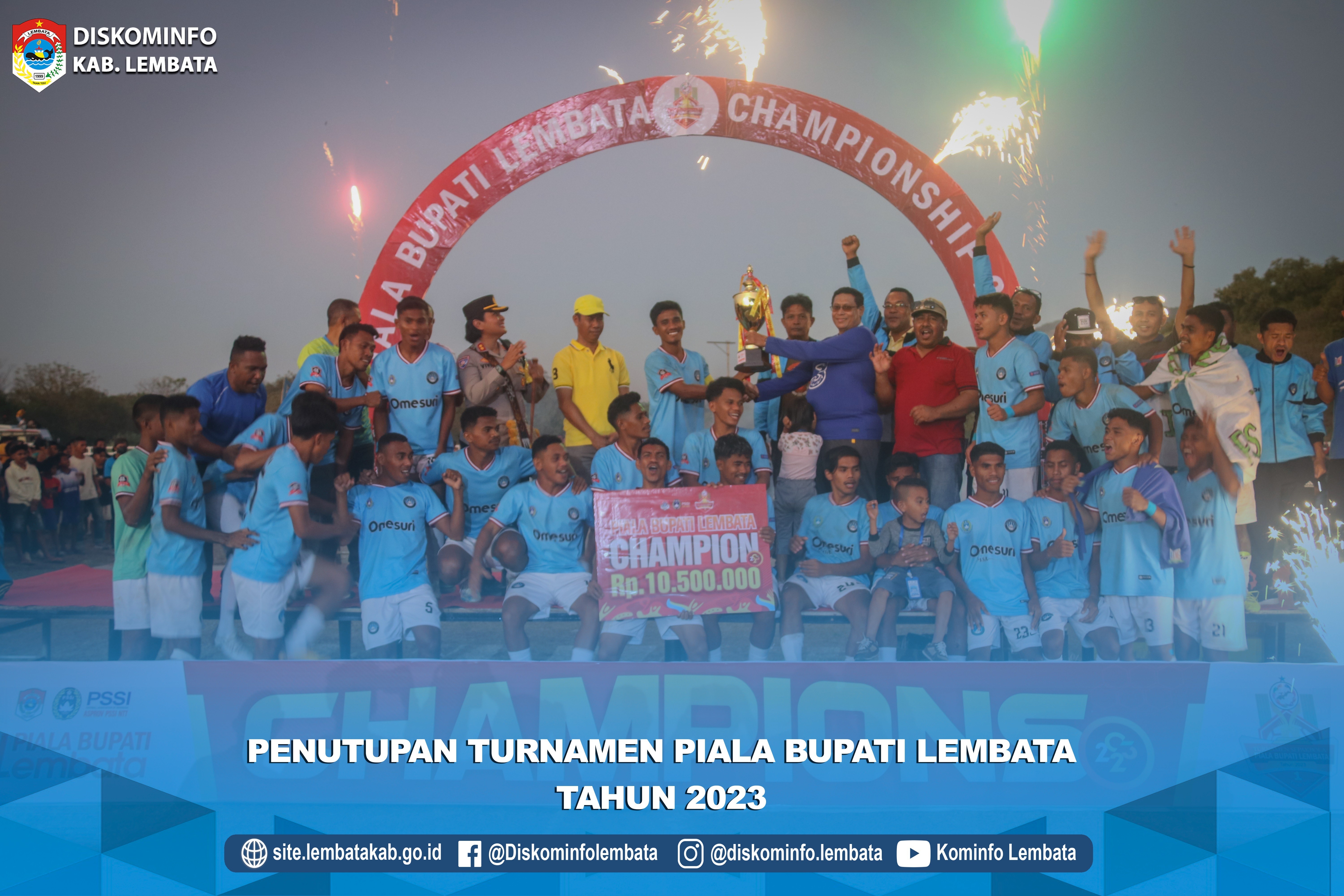 Pesan PJ. Bupati Saat Tutup Turnamen Sepak Bola Bupati CUP