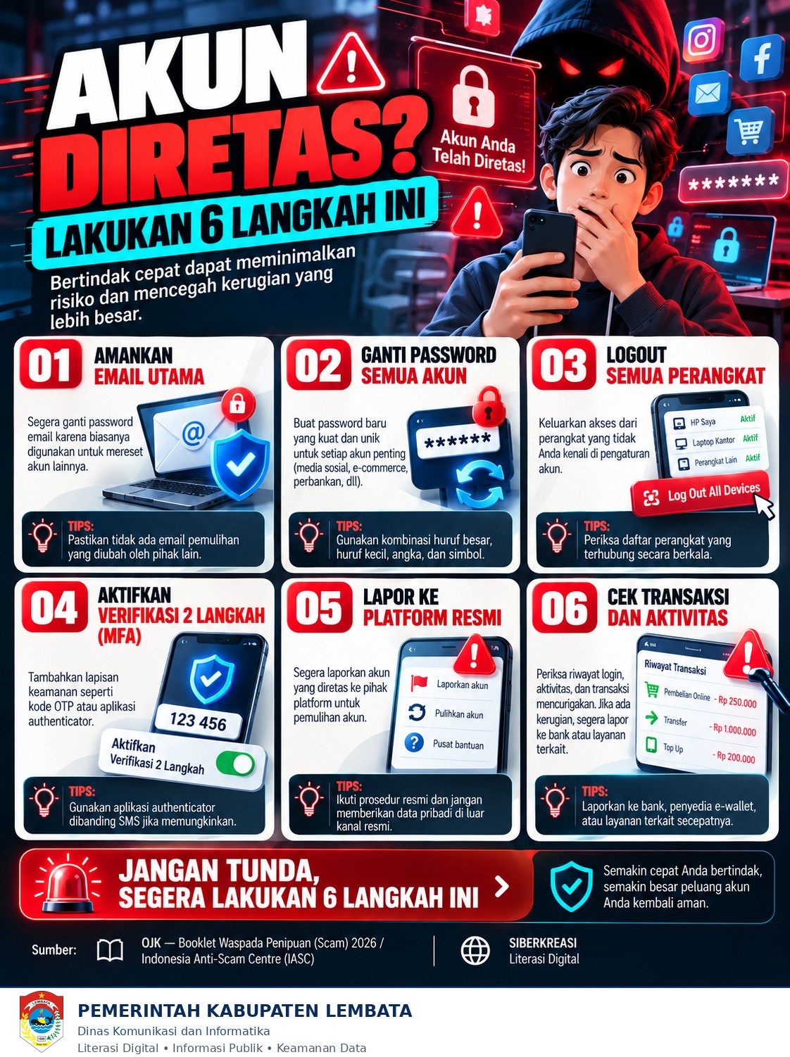 Akun Anda Diretas? Segera Lakukan 6 Langkah Penanganan Cepat Ini!