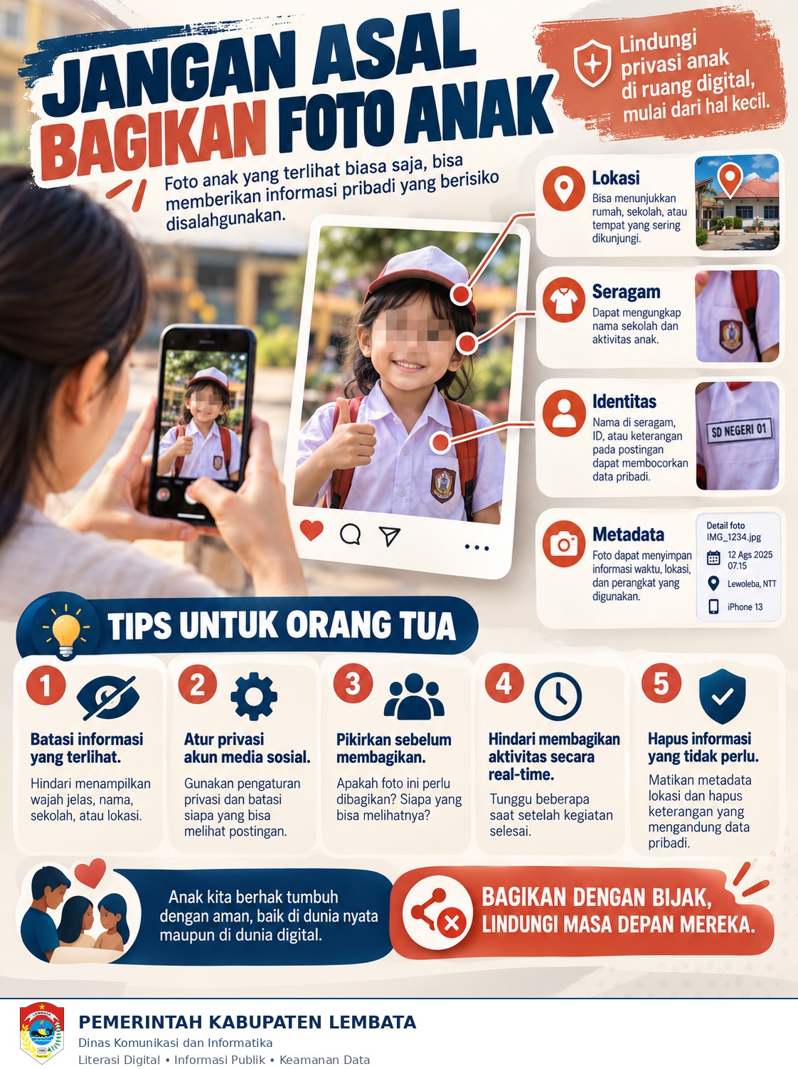 Jangan Asal Bagikan Foto Anak